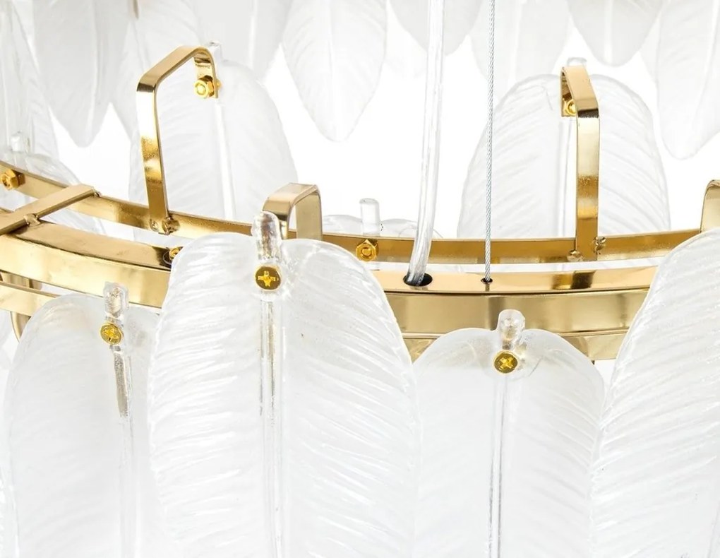 Lustra suspendata design modern Roch 80 auriu