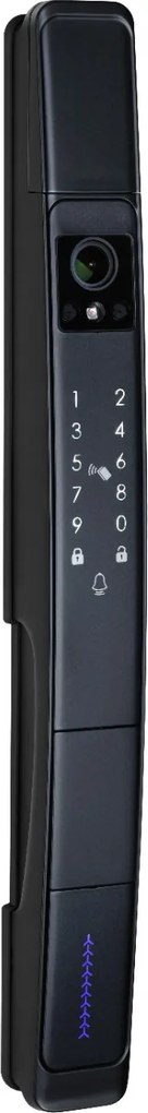 Incuietoare inteligenta, AMA 216 Smart, Usi grosime 35 - 64 mm, Neagra, cu APP Tuya, versiunea WiFi, cu broasca 3585