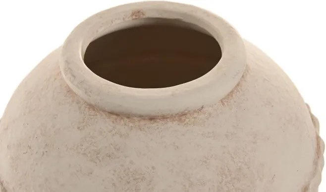 Vază decorativă, stil minimalist modern, culoare bej, din rășină, „Resin”