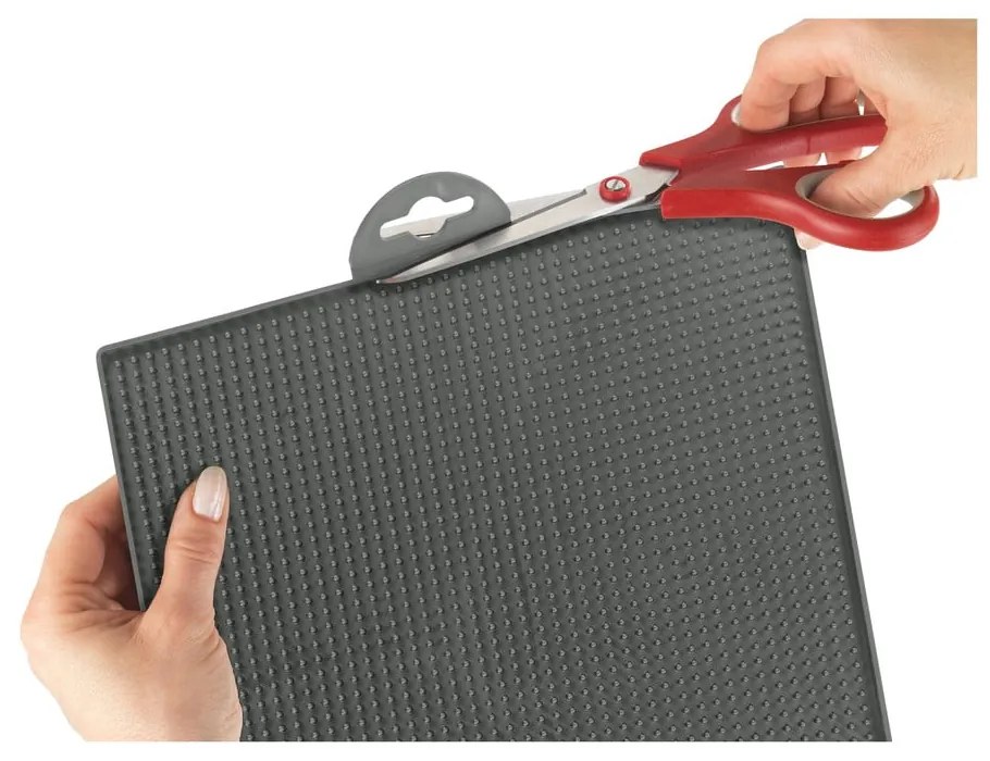 Scurgător de vase gri din cauciuc 40x30 cm Maxi – Wenko