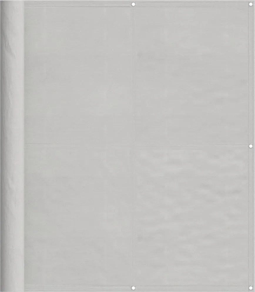 vidaXL Paravan de balcon gri deschis 120x800 cm 100% poliester oxford