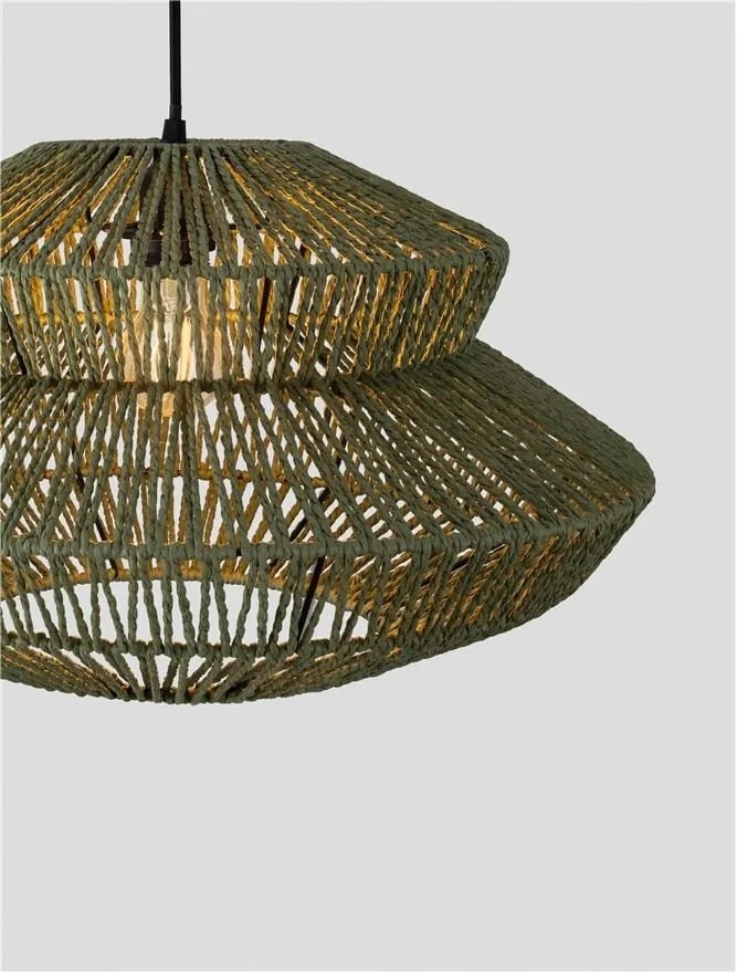 Lustra/Pendul design natural NUA verde