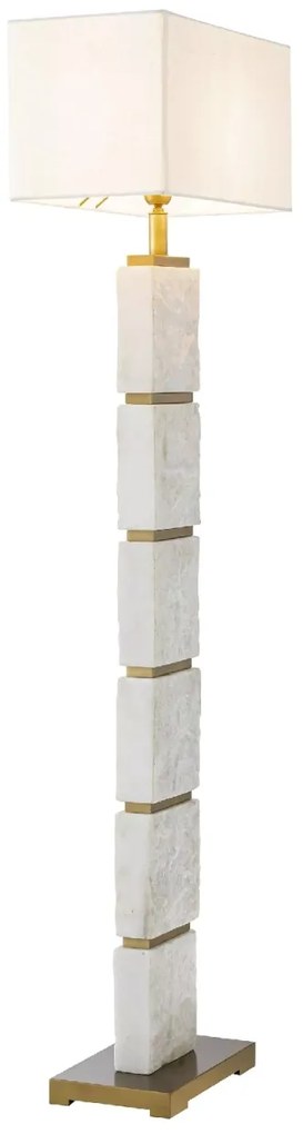 Lampadar, lampa de podea LUX cu baza din marmura Newton