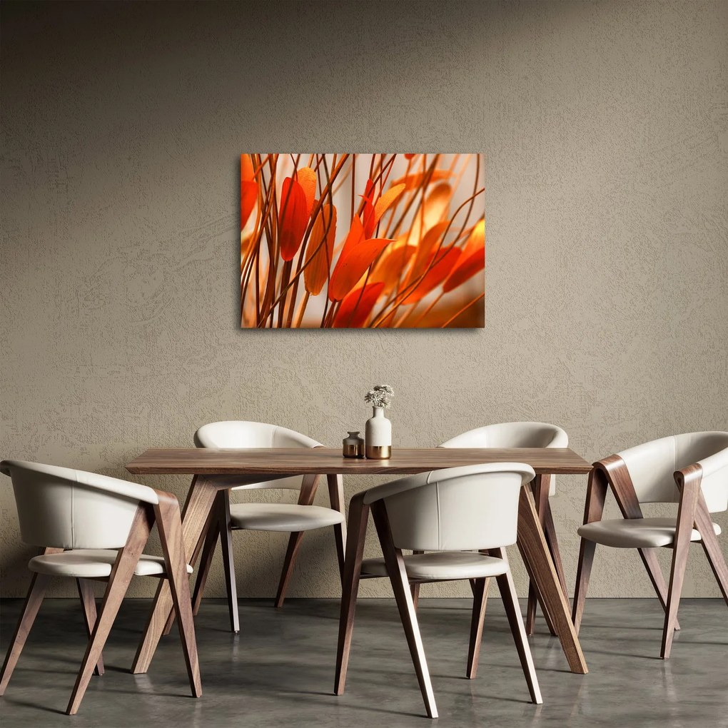 Tablou - Frunze înflorite (70x50 cm)
