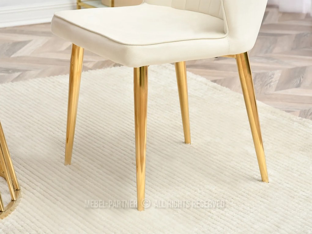 Scaun Greta K (crem + auriu). 1111062