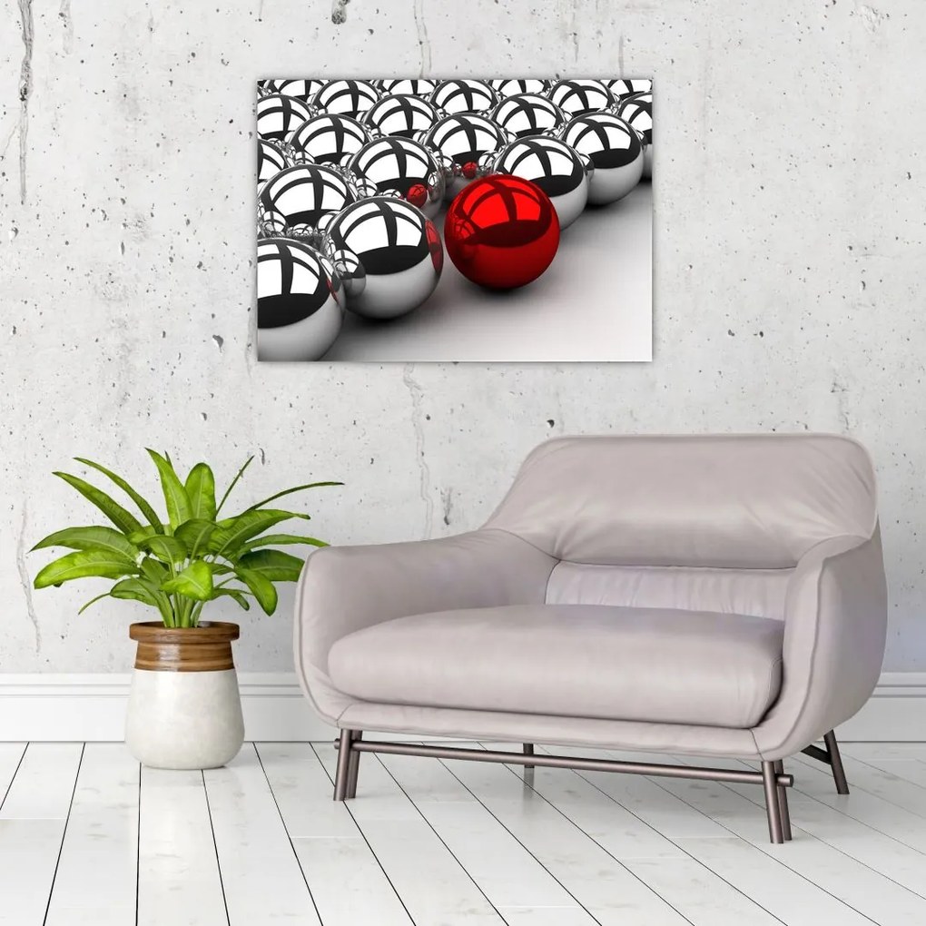 Tablou cu bile lucioase (70x50 cm)