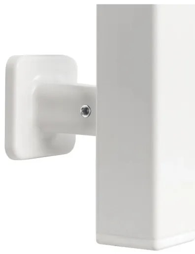 Radiator portprosop electric cu termostat SILOUETTE 187W/230V 120,6 cm IP44 alb dreapta