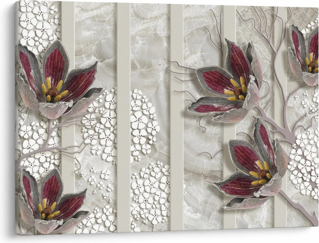 Tablou - Flori decorative (70x50 cm)