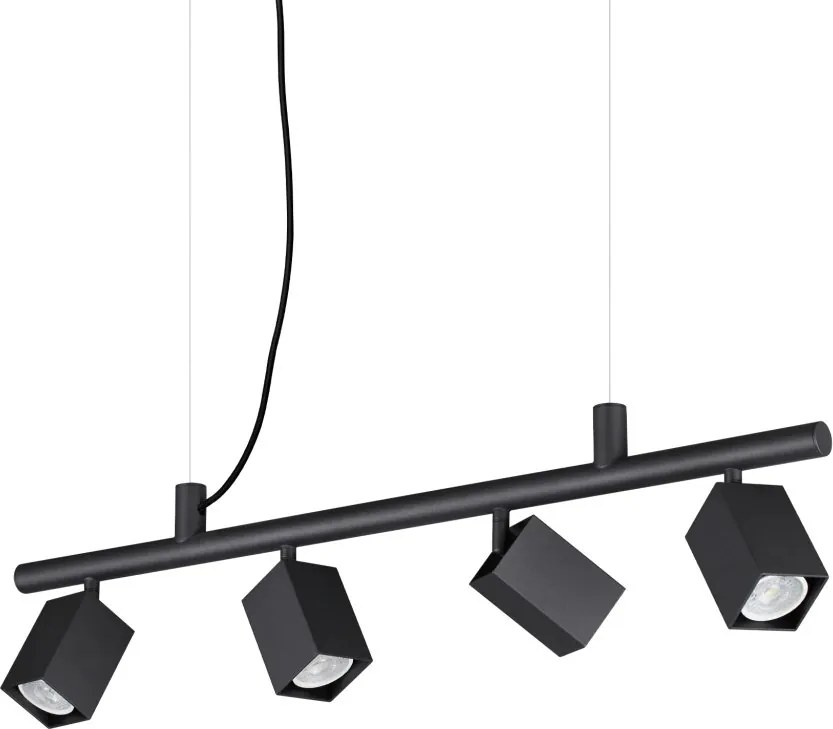 Lustra suspendata DYNAMITE SP4 SQUARE NERO