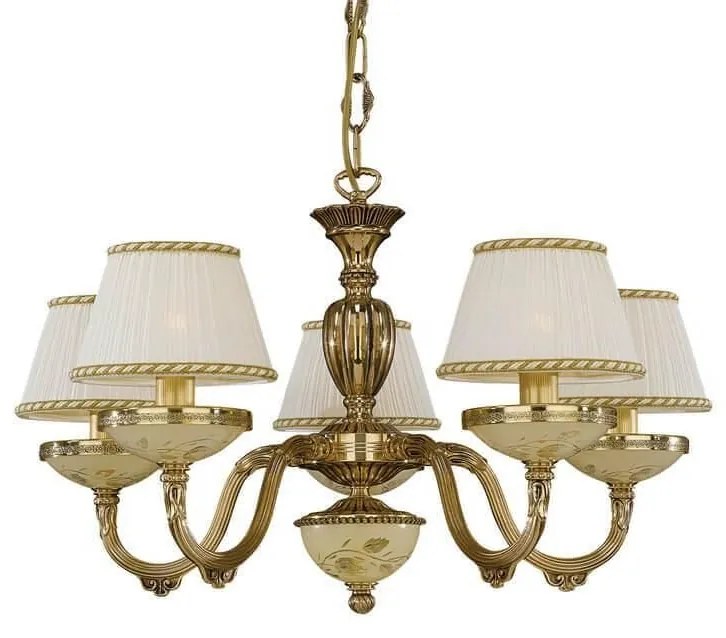 Candelabru din alama 5 brate design italian 6522