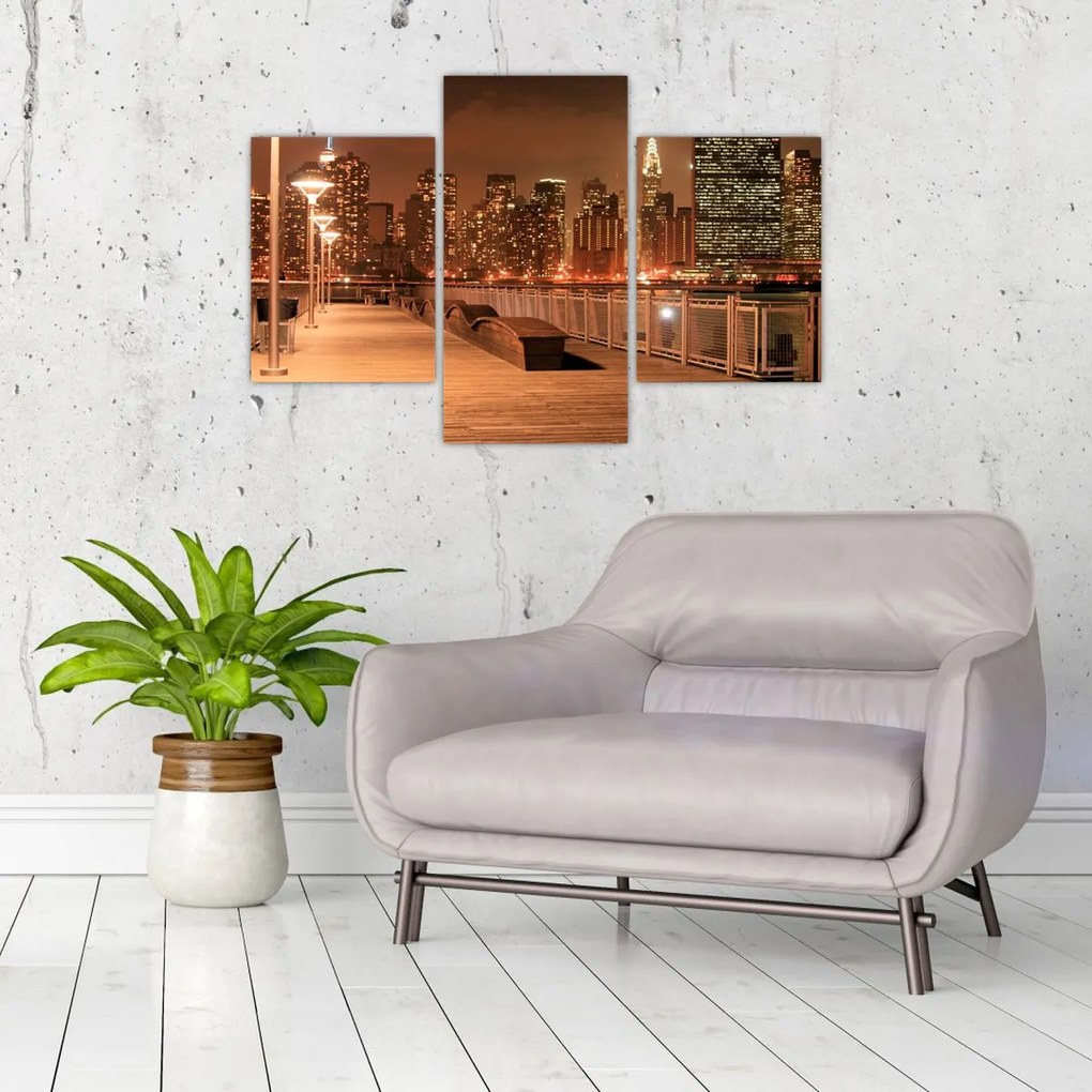 Tablou - Noaptea orașului (90x60 cm)