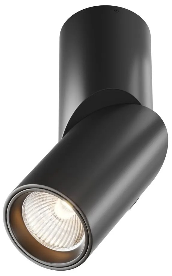 Spot LED aplicat, plafoniera design tehnic Dafne negru