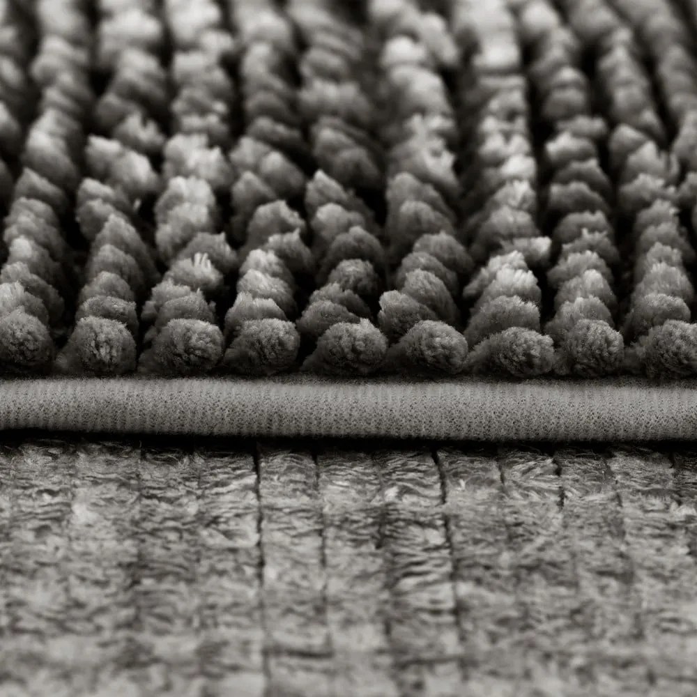 Covorașe de baie gri-închis pentru WC 2 buc. 80x50 cm Bati – Restilo