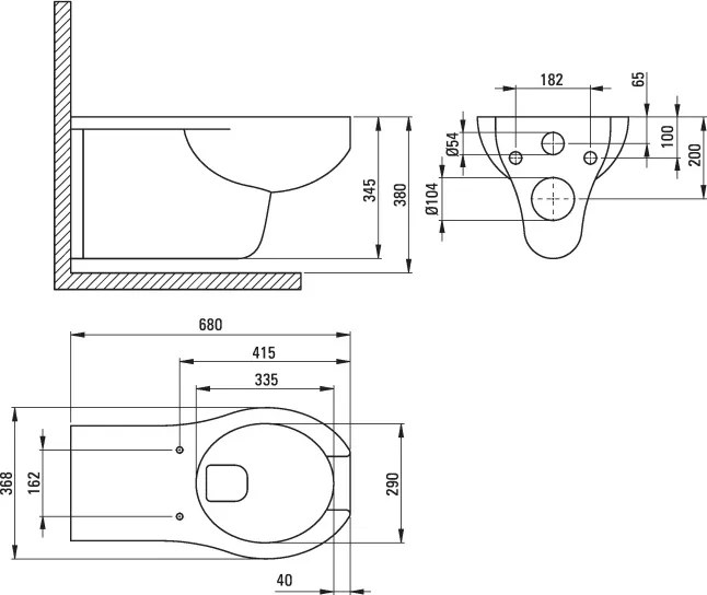Vital Vas de WC, cu capac, pentru persoane cu mobilitate redusă Finisaj: Alb CDVD6WPW
