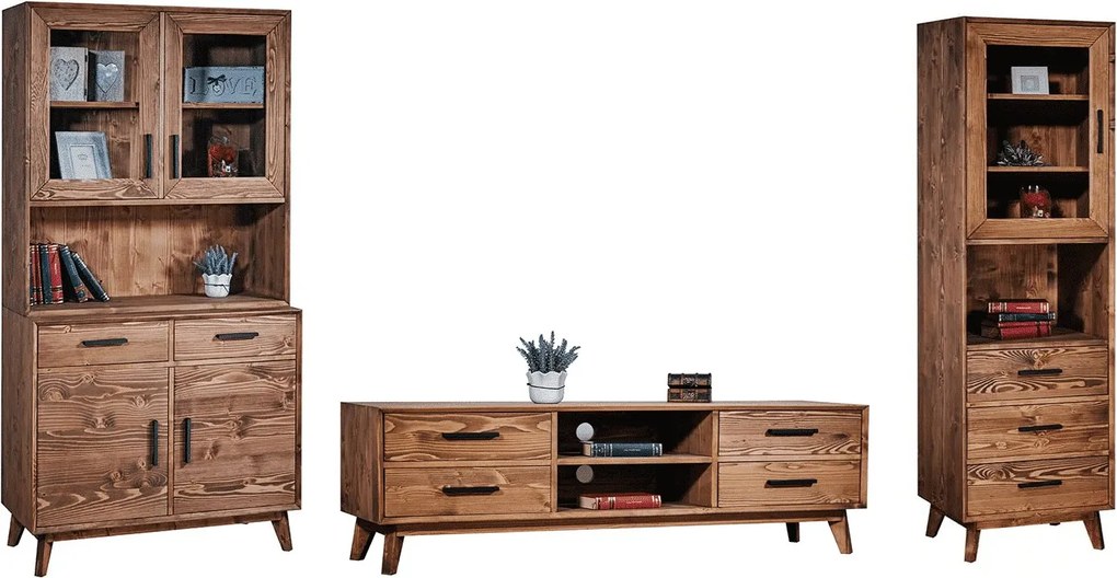 Set lemn masiv natur Living Timeless I