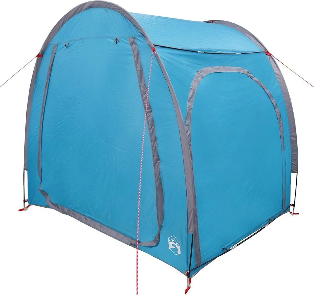 vidaXL Cort pentru depozitare biciclete albastru 218 x 156 x 180 cm