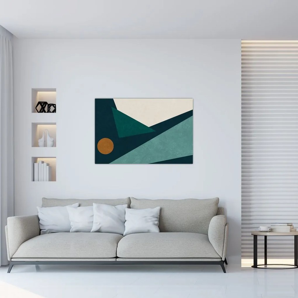 Tablou - Abstract cubic (90x60 cm)