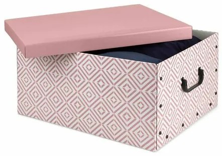 Compactor Cutie de depozitare pliabilă Nordic, 50 x 40 x 25 cm, roz
