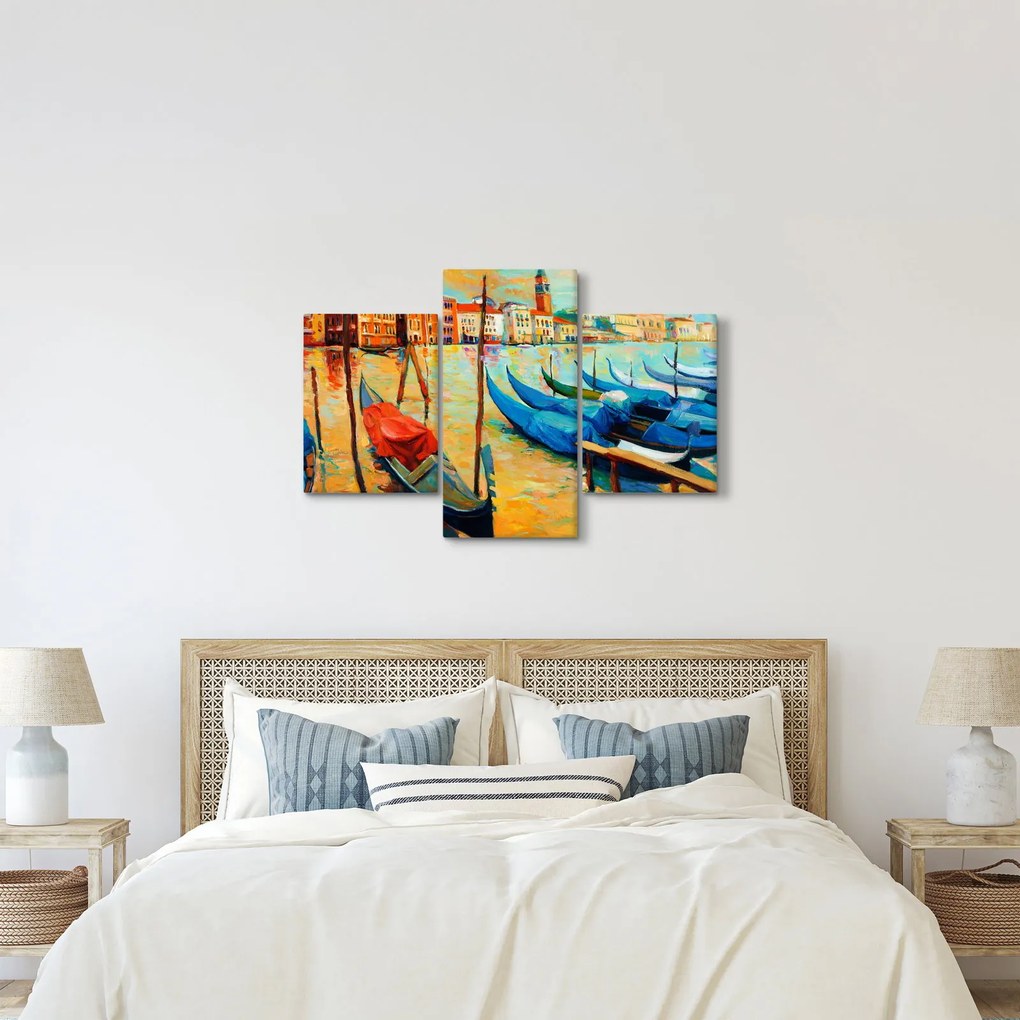 Tablou - Port în Veneția (90x60 cm)