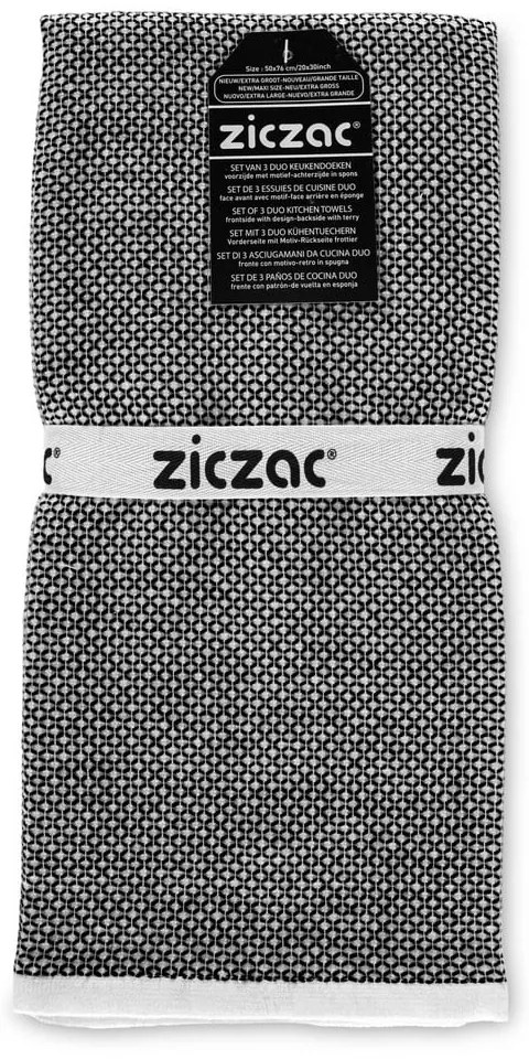 Prosoape de vase 3 buc. 50x76 cm Duo Leno – ZicZac