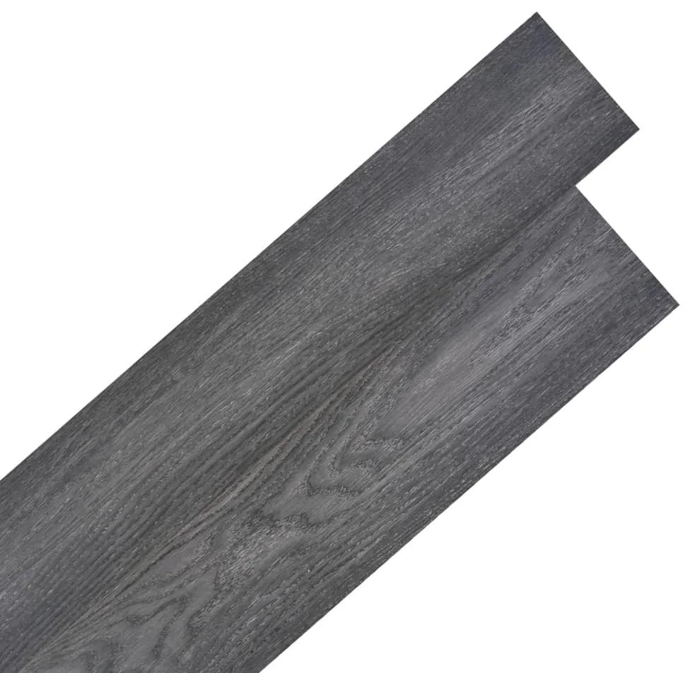 Placi de pardoseala autoadezive, negru si alb 5,21 m  , 2 mm PVC Alb si negru, 1