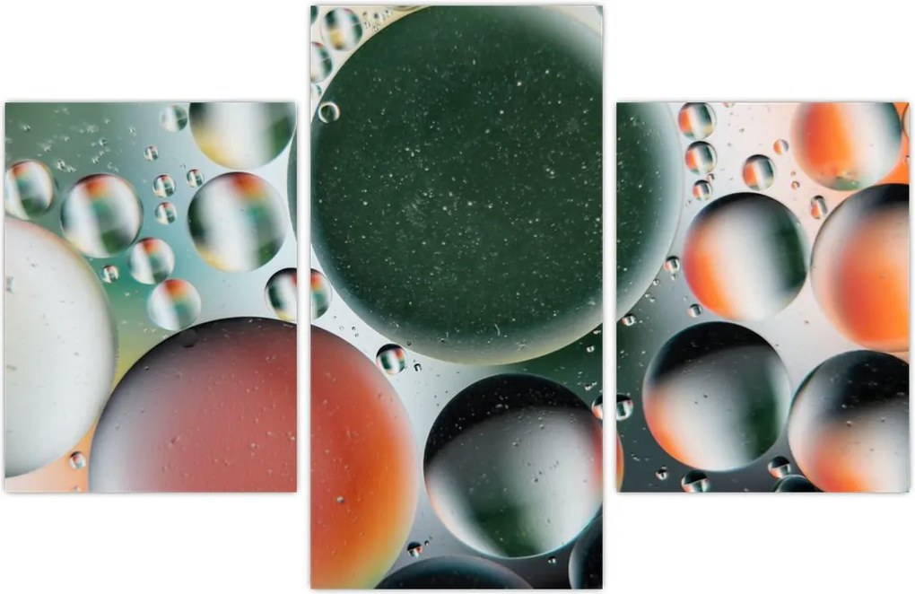 Tablou abstract - buline (90x60 cm)