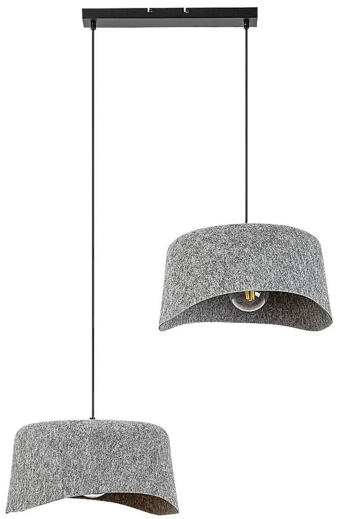 Lustra suspendata din material ecologic Farelia 2L