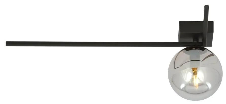 Plafoniera moderna Imago 1F negru, grafit 50cm