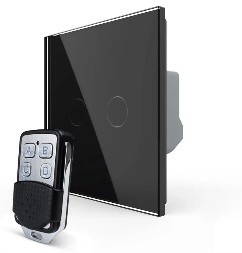 Intrerupator LIVOLO cu touch dublu wireless telecomanda inclusa