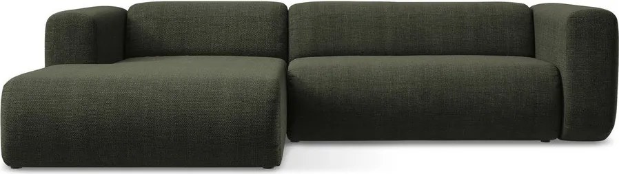 Colțar verde (cu colț pe partea stângă/cu șezlong) Ekahi – Makamii