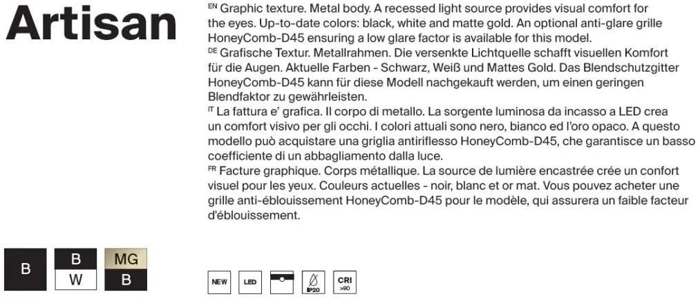 Spot LED, accesoriu pentru sina magnetica Exility, Artisan alb 3000K