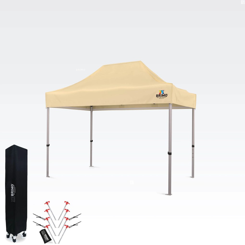 Cort pavilion pliabil 2x3m - fara 3 pereti - Bej
