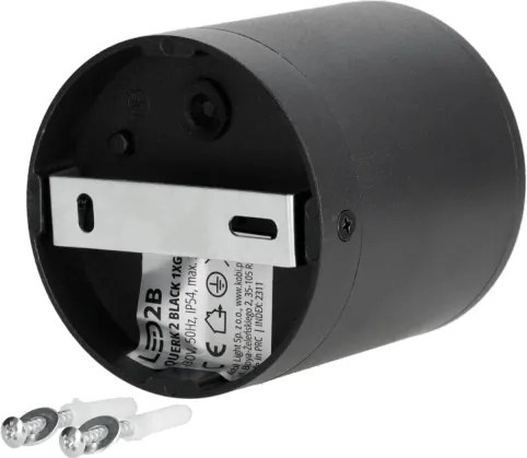 Spot de exterior 1xGU10/35W/230V IP54 rotund pătrat