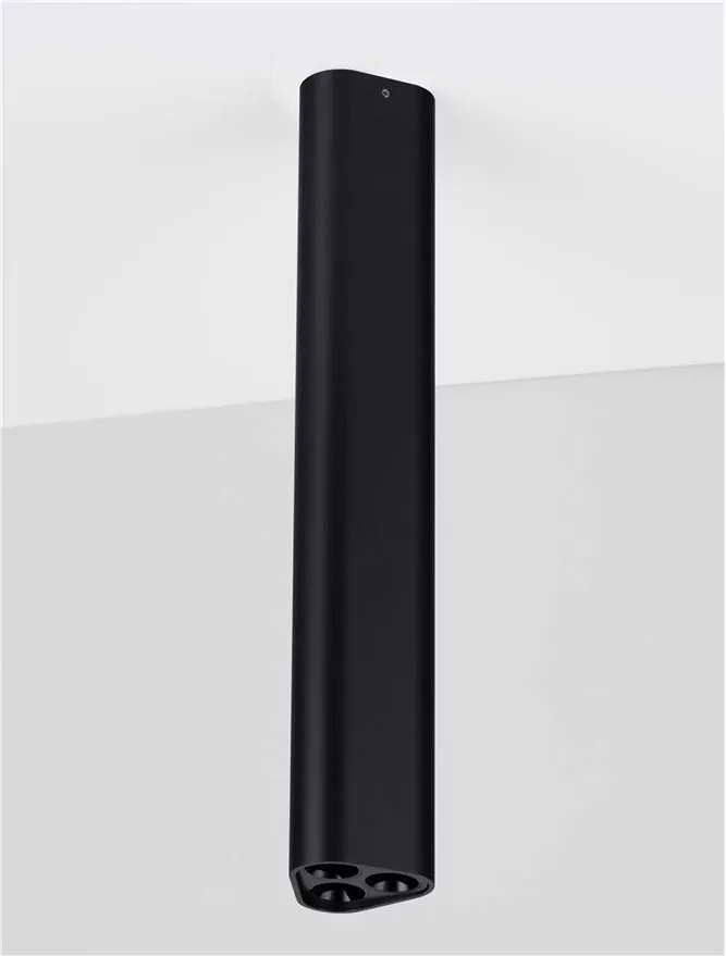 Plafoniera LED tip spot ETHO negru/30,5cm