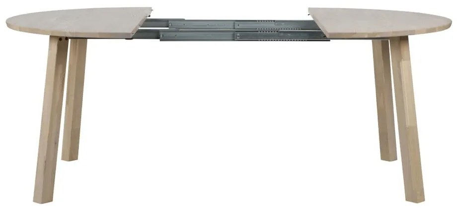 Masă dining extensibilă WOOOD Lange, ⌀ 120 cm