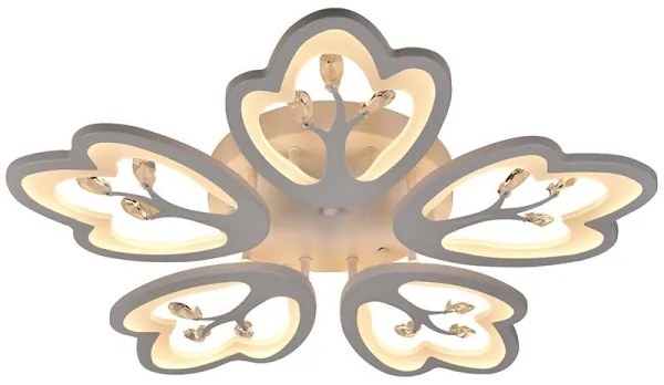 Lustră LED dimabilă aplicată LED/80W/230V 3000-6500K + telecomandă