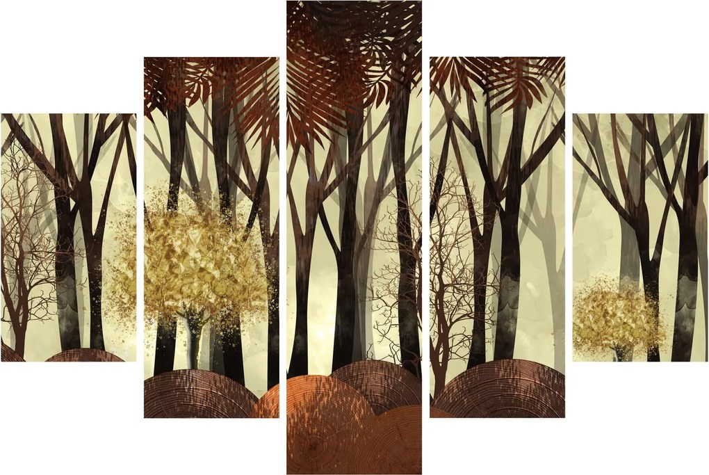 Tablou - Pădure decorativă (150x105 cm)