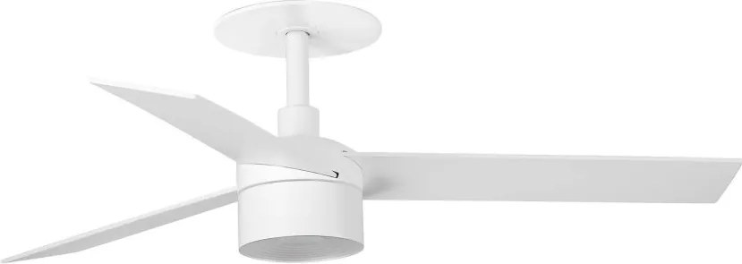 Lustra LED cu Ventilator incastrabil tavan cu telecomanda RUDDER TEK 3 S alb/frasin 3000K
