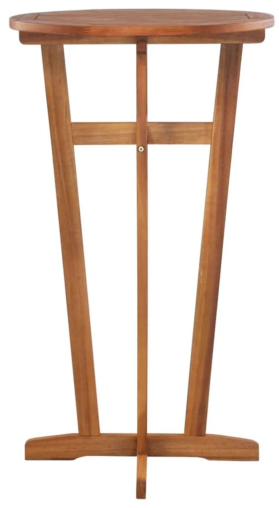 44009 vidaXL Masă de bar, 60 x 105 cm, lemn masiv de acacia