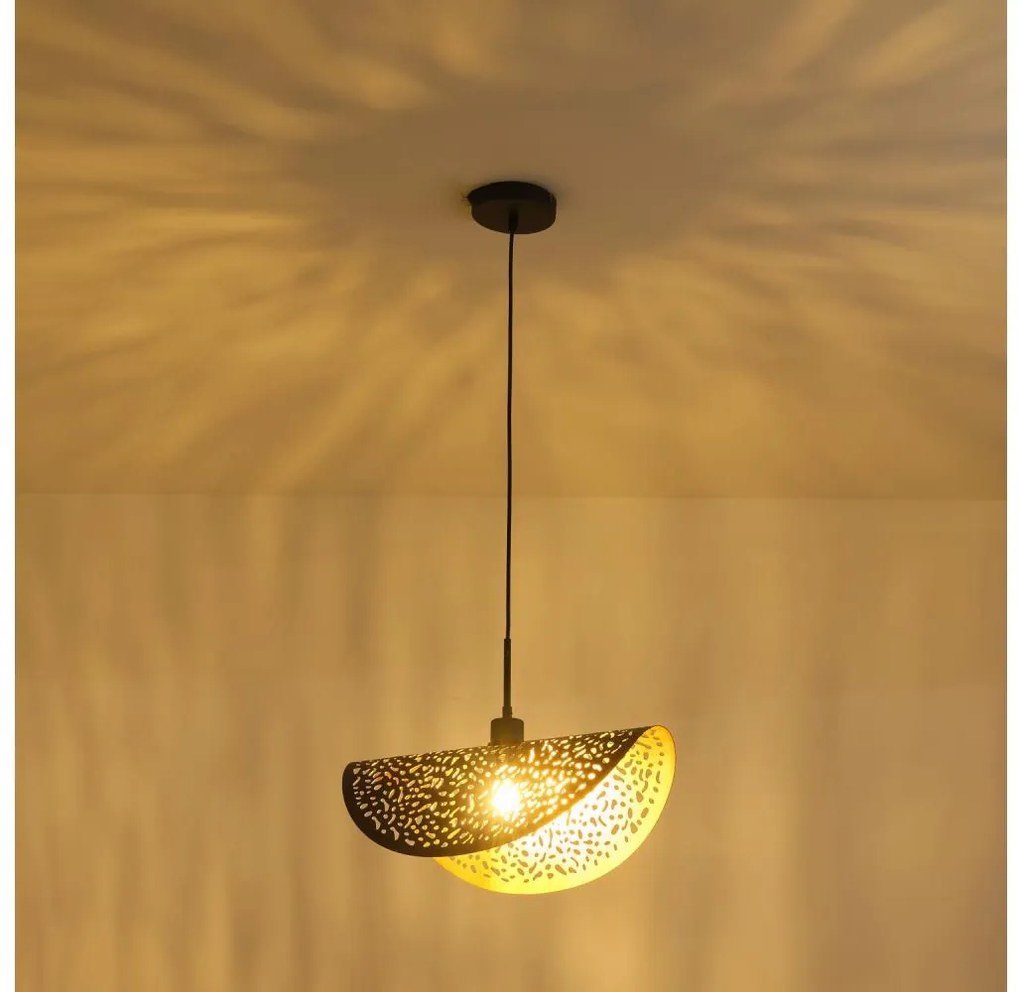 Lustră pe cablu 1xE27/15W/230V negru