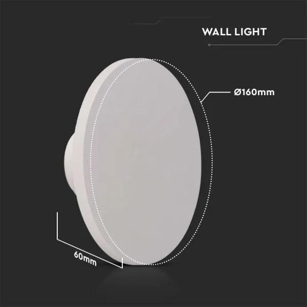 Aplică LED de exterior LED/12W/230V 4000K IP65 alb