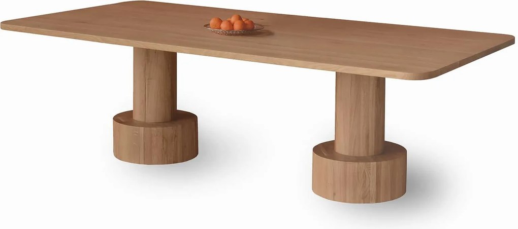 Masă stejar masiv Dining Smith, 300 × 110 × 79 cm