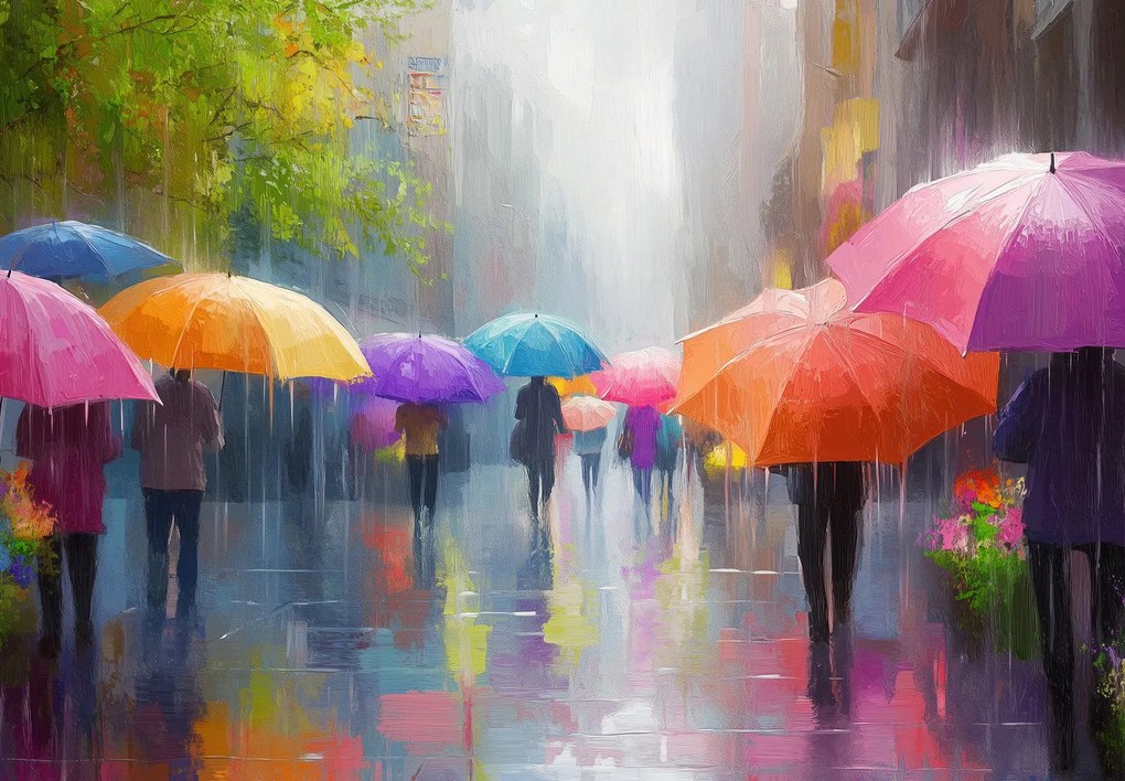Fototapet - Zi ploioasă (147x102 cm)
