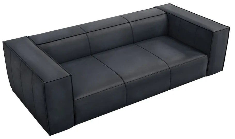 Canapea albastru-închis cu tapițerie din piele 227 cm Madame – Windsor &amp; Co Sofas