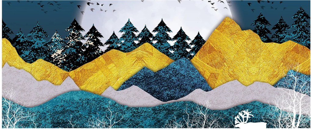 Tablou - Peisaj polar (120x50 cm)