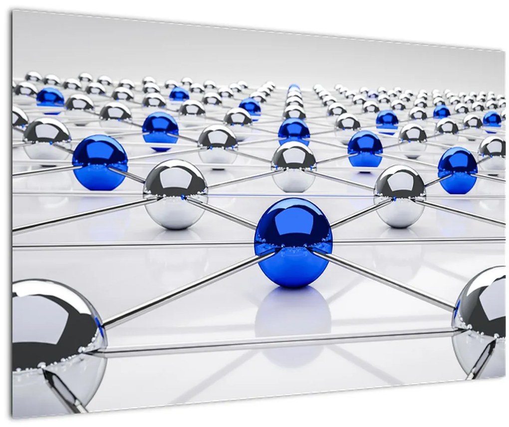 Tablou cu caii legați (90x60 cm)