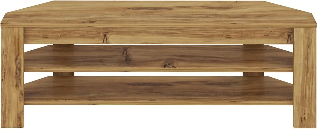 Comoda TV, Hanah Home, Corner, 120x40x30 cm, Stejar