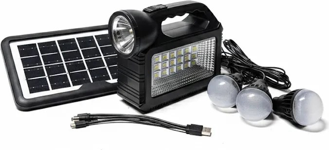 Lanterna Solara Led 80W 3X becuri gd-101