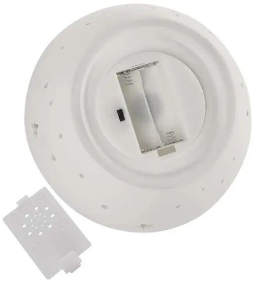 Decorațiune de Crăciun LED, înger ceramic, 0,4 W, 2x AA