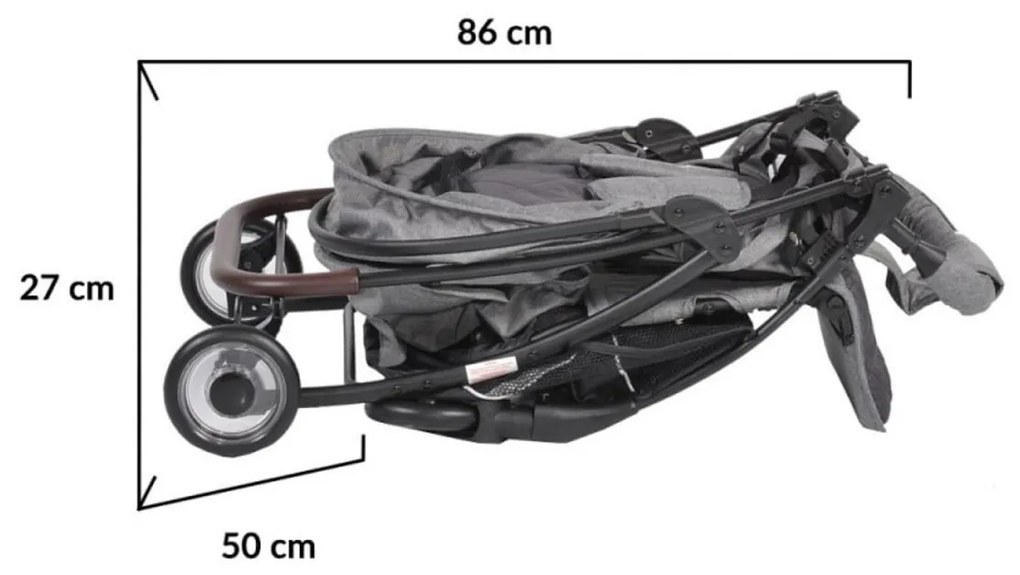 Carucior sport ultracompact pentru copii NOVOKIDS™ London PRO, Transformabil in troller, Spatar reglabil in 3 trepte, Pozitie somn, Roti